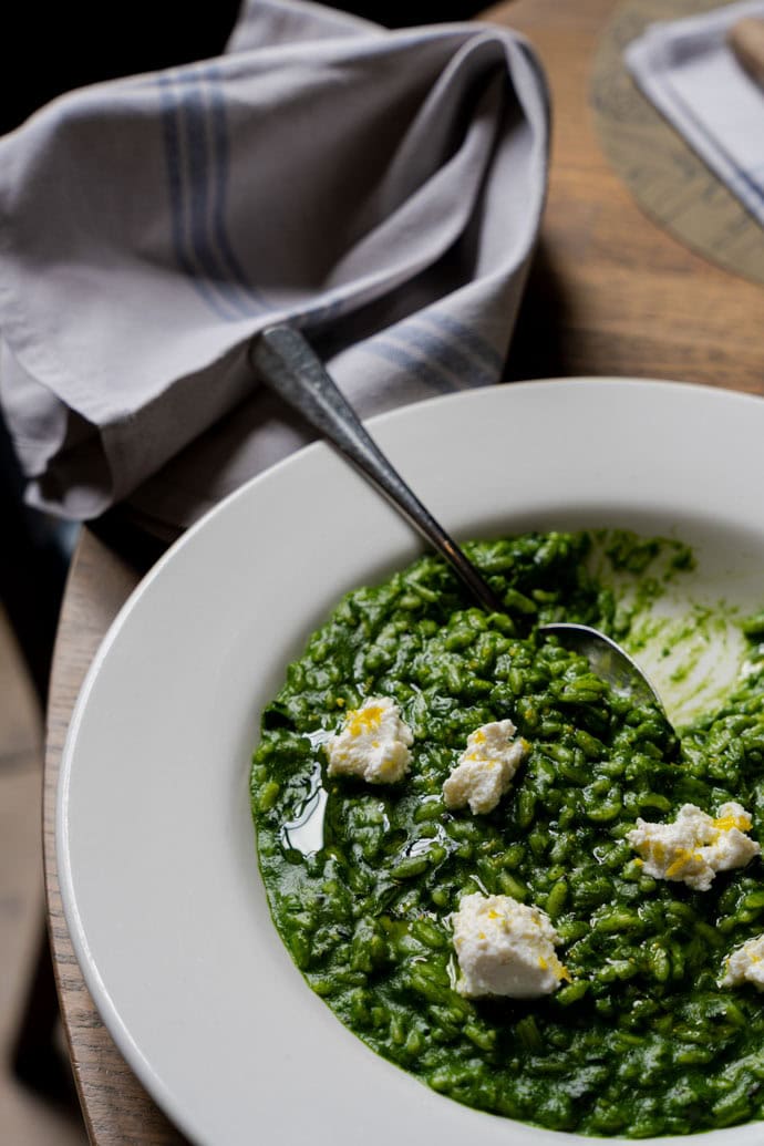 A7R00965 - 2024 - Quod Restaurant & Bar - Oxford - High res - Spring Wild Garlic Risotto Food - Web Feature